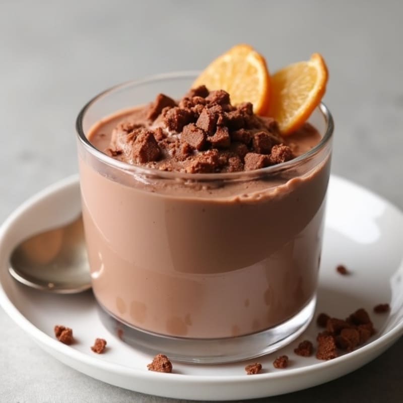 Silky Chocolate Protein Pudding with Greek Yogurt