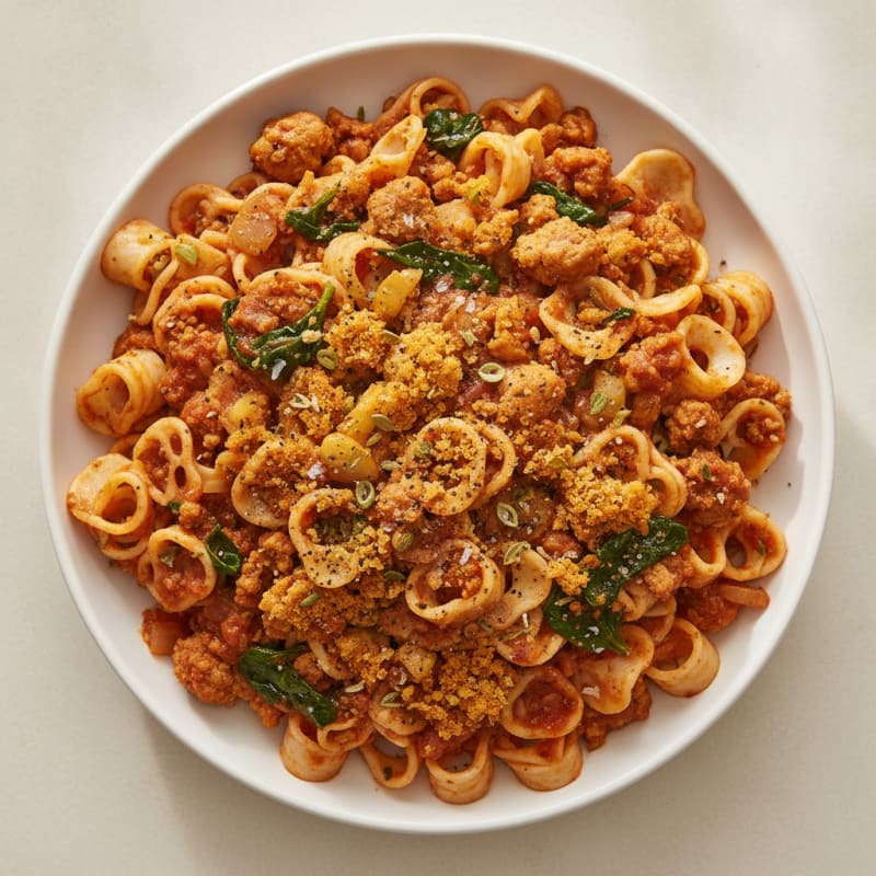 Italian Turkey and Hearts of Palm Pasta