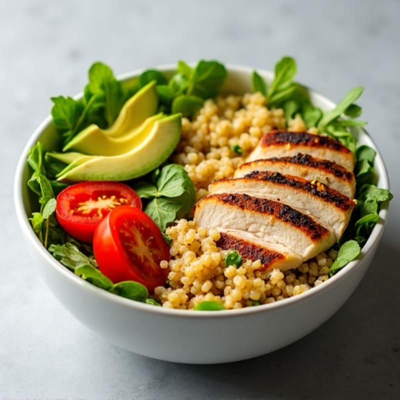Grilled Chicken and Quinoa Power Bowl
