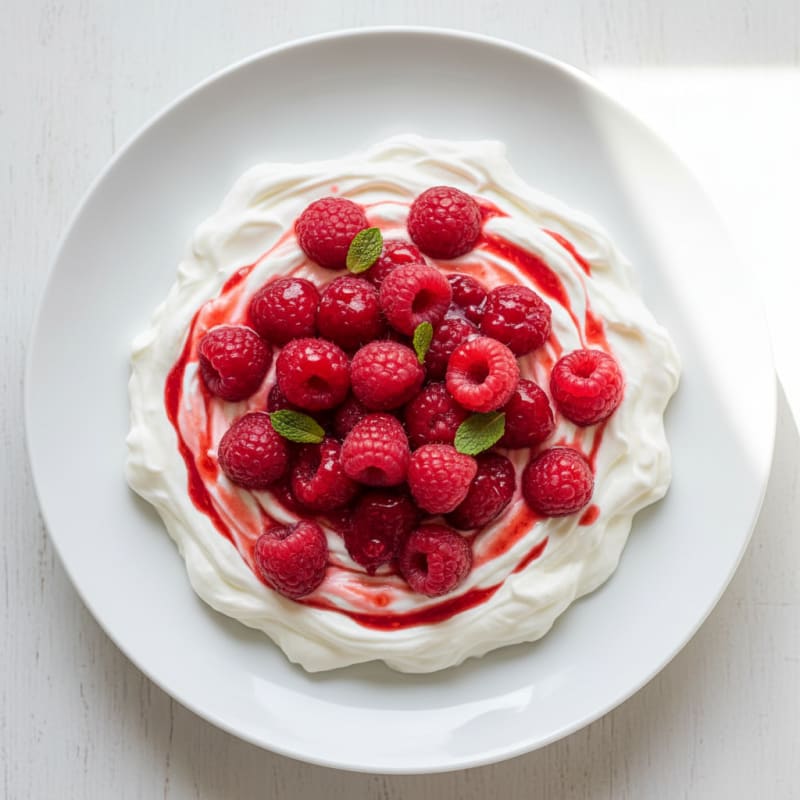 Silky Greek Yogurt Protein Pudding with Mixed Berries
