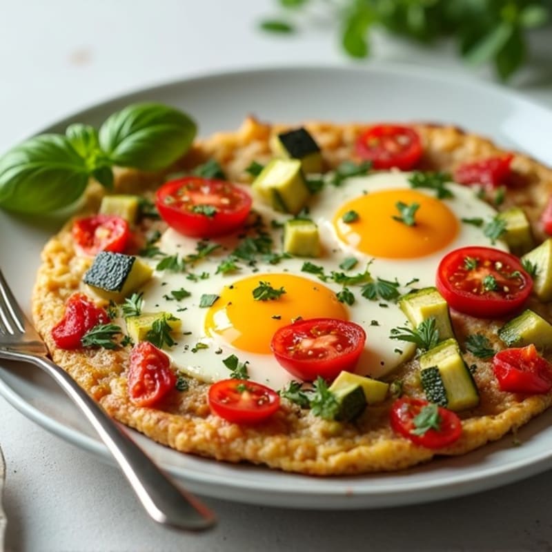 Herb-Roasted Vegetable and Goat Cheese Frittata
