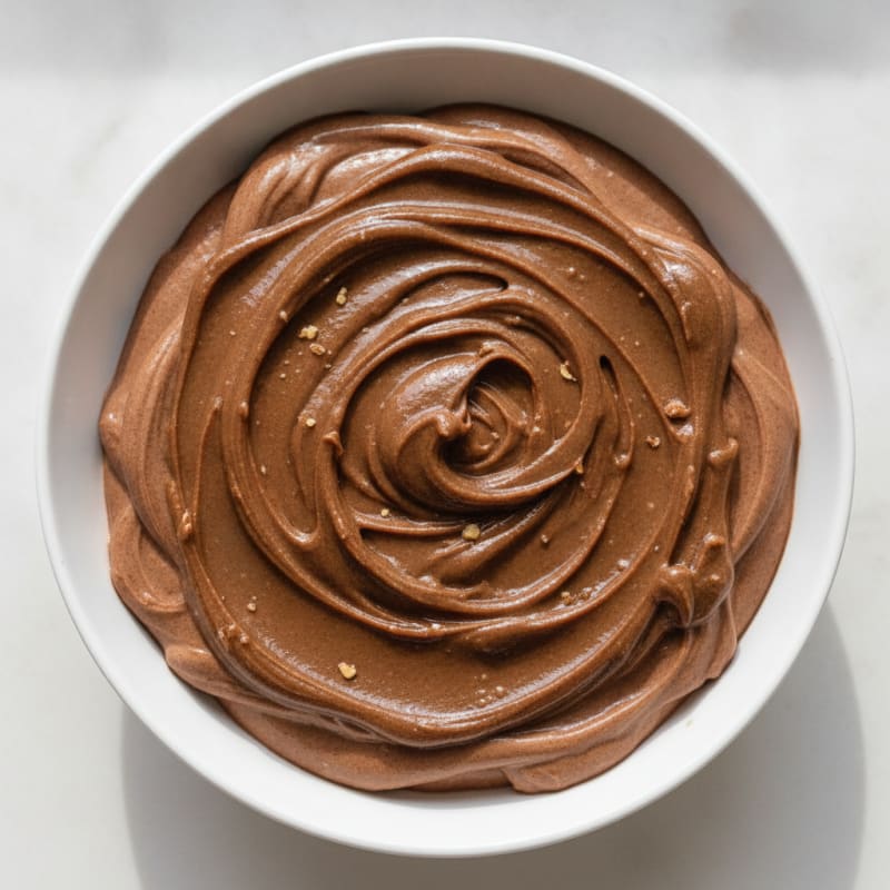 Creamy Greek Yogurt with Chocolate Protein Powder and Almond Butter