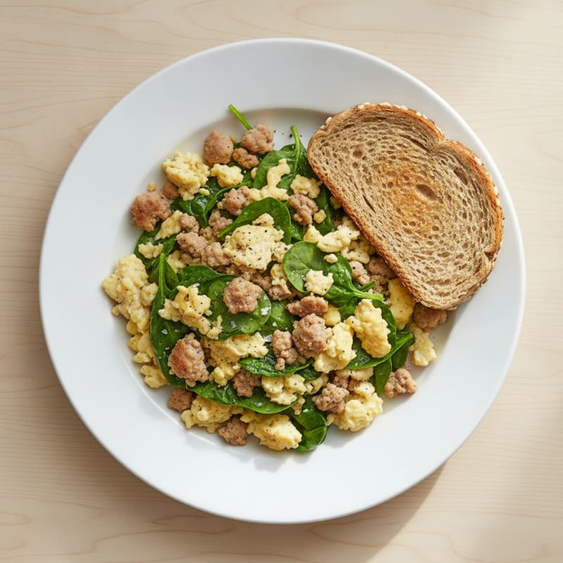 Turkey Sausage & Egg Power Scramble
