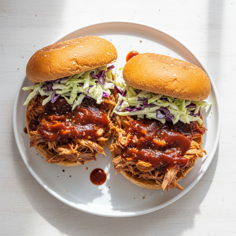 Smoky BBQ Pulled Pork Sandwiches