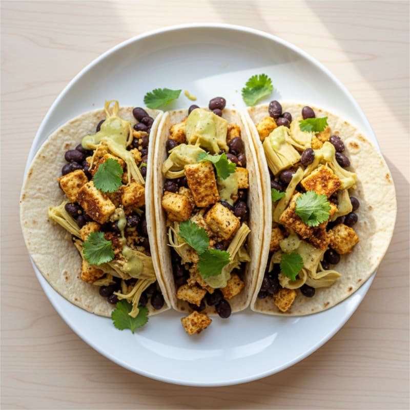 Jackfruit and Black Bean Tacos