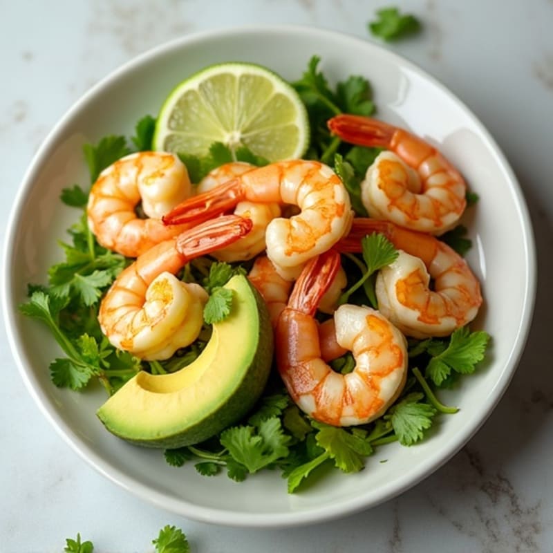 Zesty Lime Marinated Shrimp with Creamy Avocado
