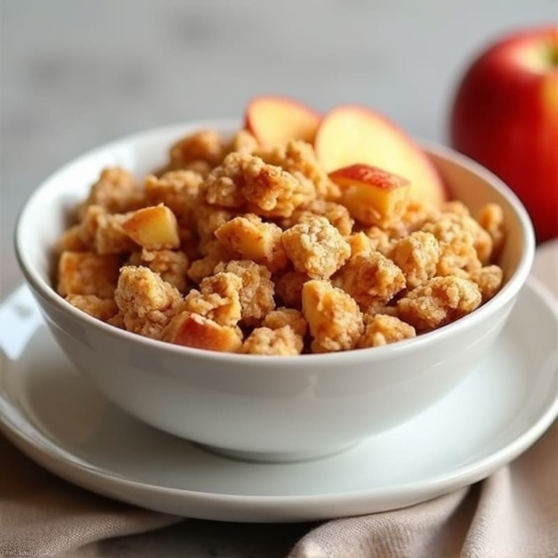 Cinnamon-Maple Baked Apple Oatmeal Bowl