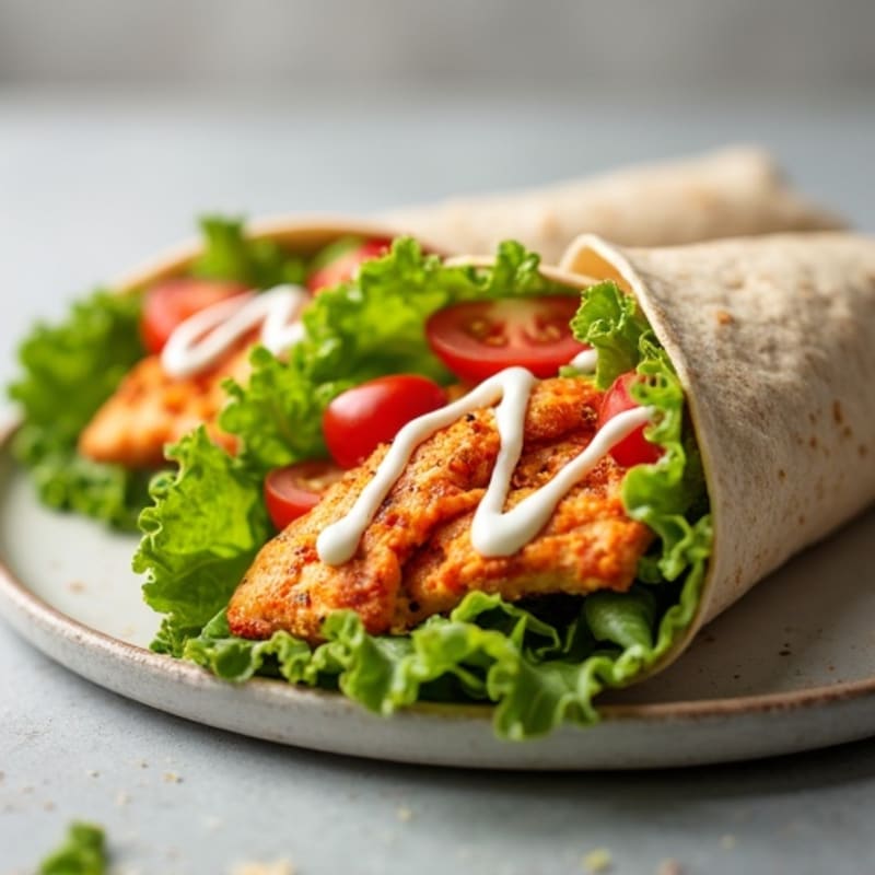 Fresh Buffalo Ranch Chicken Wrap
