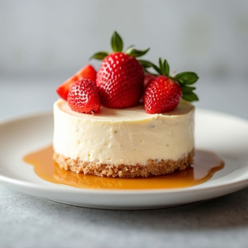 Creamy Greek Yogurt Protein Cheesecake