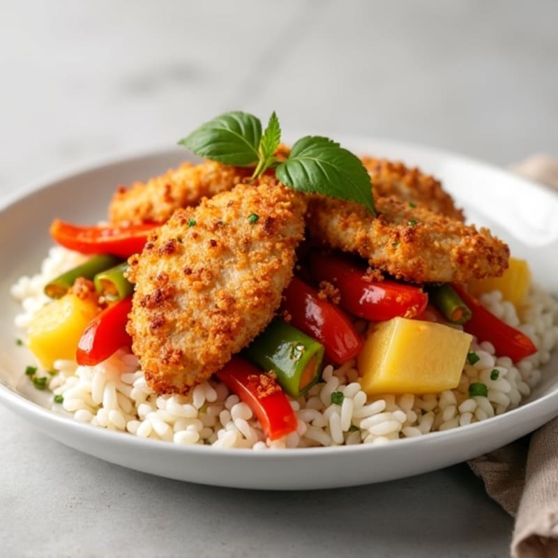 Crispy Baked Sweet and Sour Chicken
