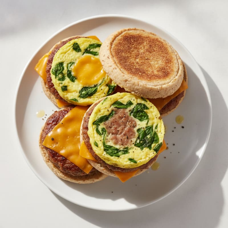 Sausage and Egg Make-Ahead Breakfast Sandwiches