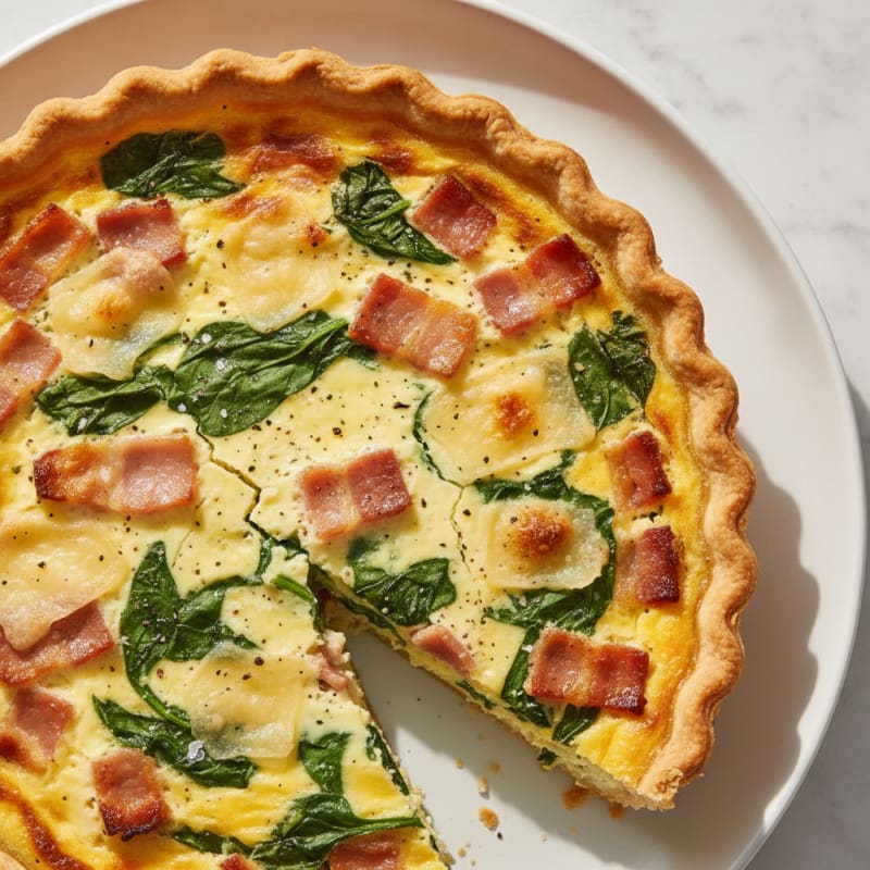 Bacon and Gruyere Quiche