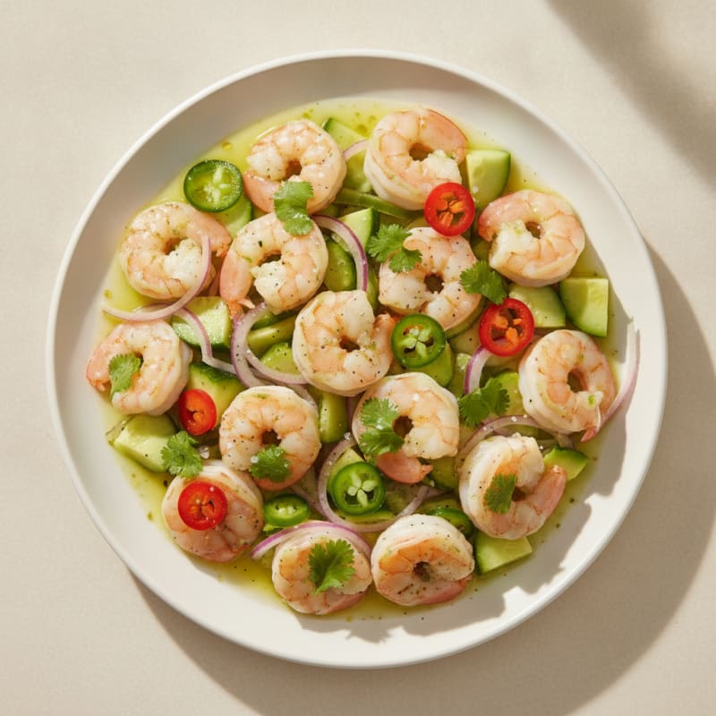 Zesty Shrimp Avocado Ceviche
