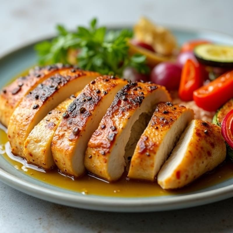 Herb-Spiced Chicken Shawarma with Roasted Vegetables