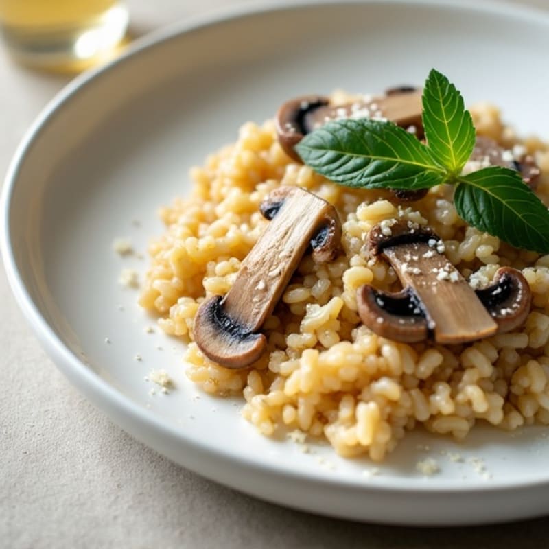 Wholesome Creamy Mushroom Risotto