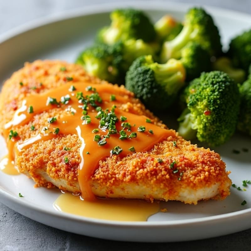 Sheet Pan Crispy Orange Chicken with Roasted Broccoli