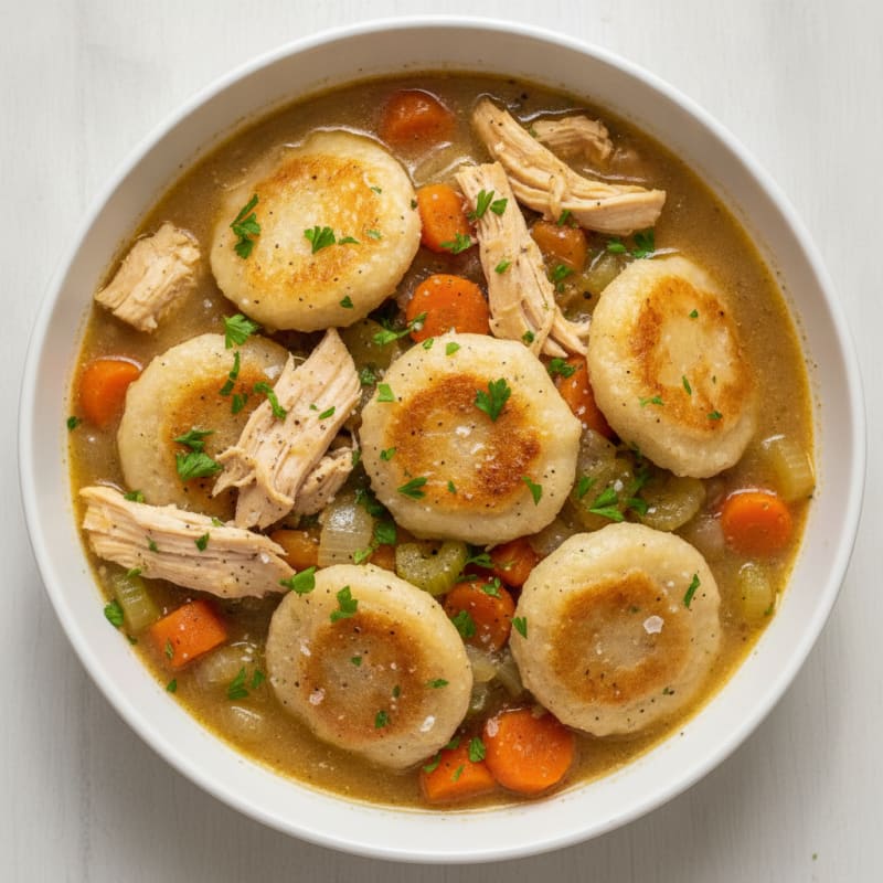 Homestyle Chicken and Herb Dumplings