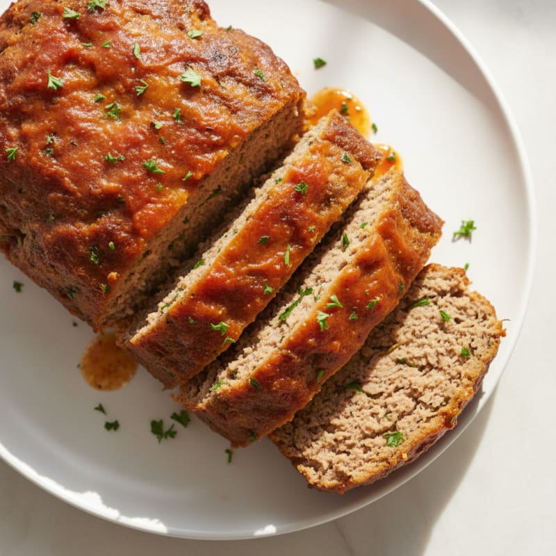 Homestyle Herb and Garlic Meatloaf