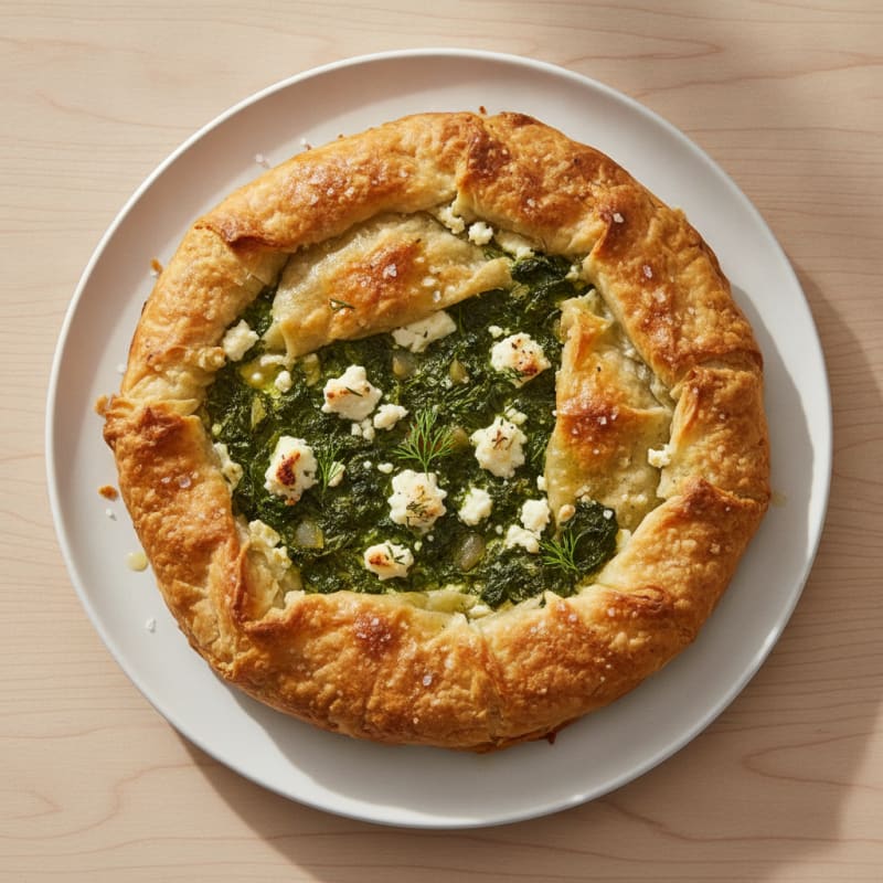 Spinach and Feta Phyllo Pie