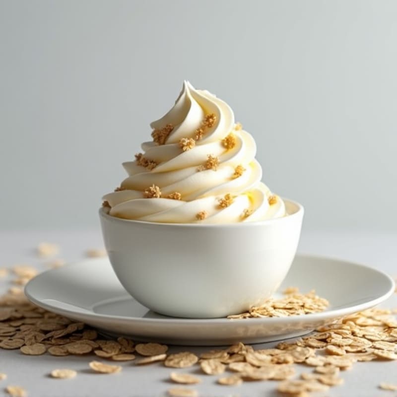Creamy Greek Yogurt Protein Mousse with Oats