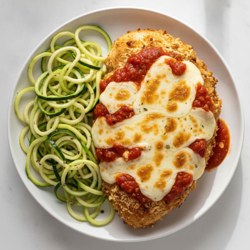 Crispy Chicken Parmesan with Marinara Sauce