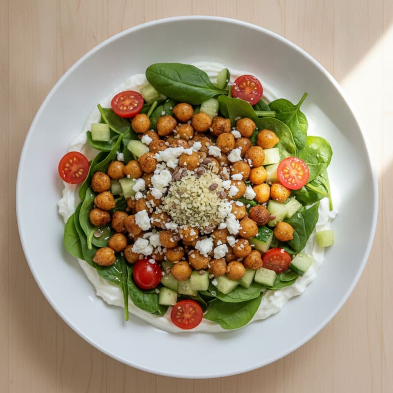 Mediterranean Chickpea and Vegetable Bowl