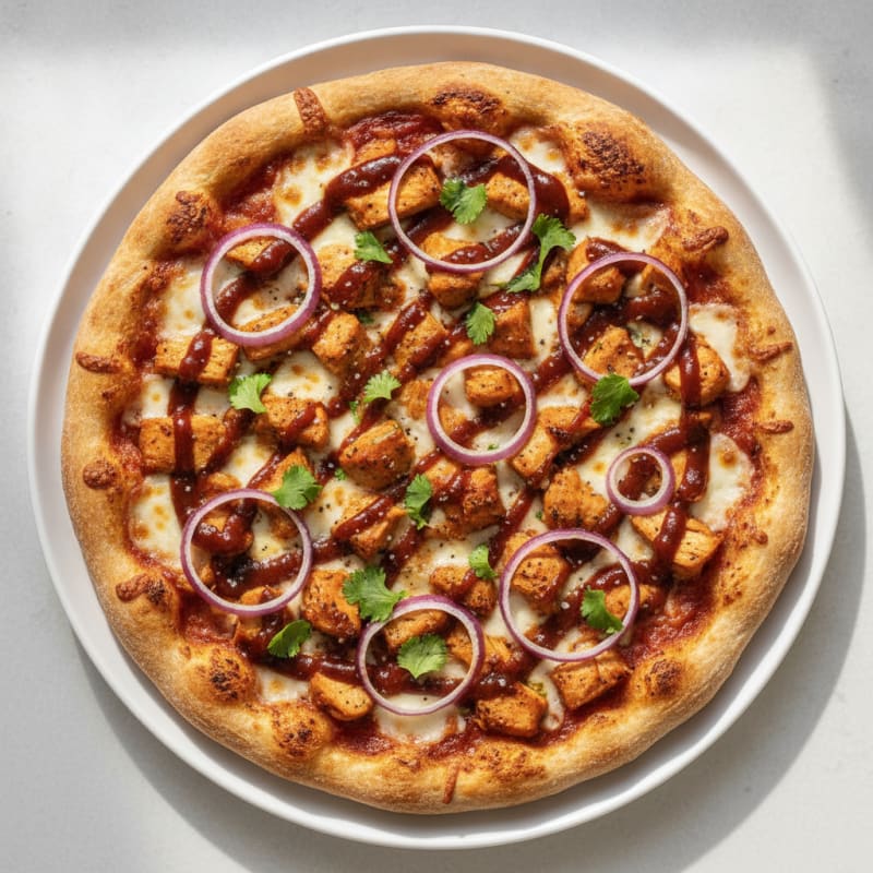 High-Protein BBQ Chicken Pizza