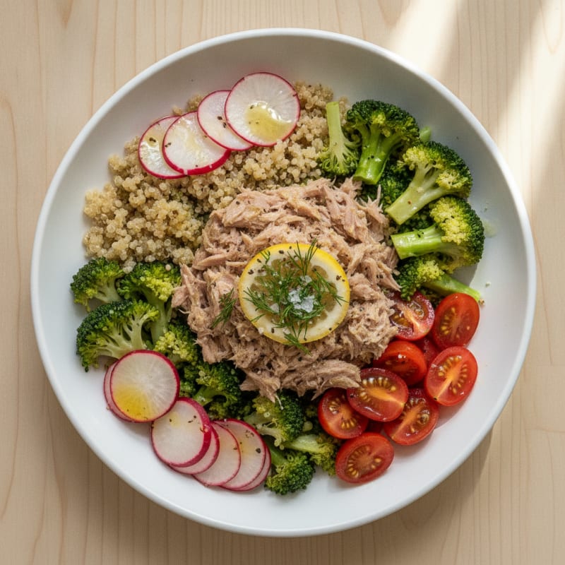 Shaken Tuna Protein Power Bowl