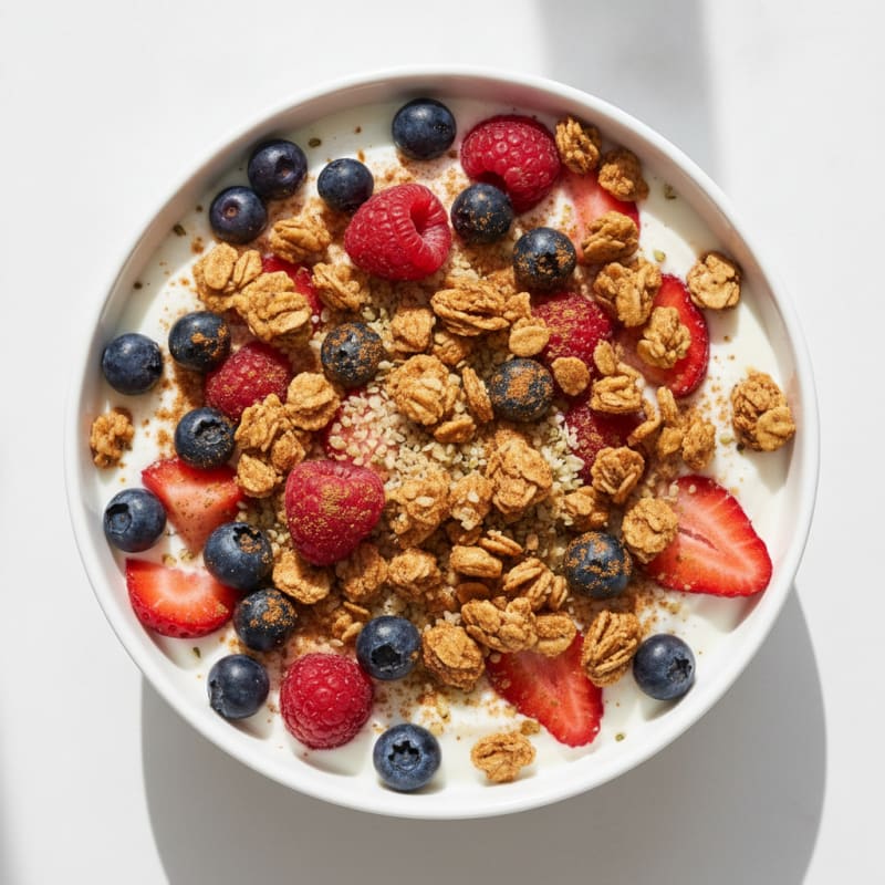 High-Protein Berry Yogurt Bowl