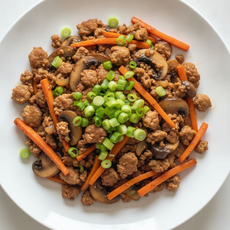 Ground Turkey and Vegetable Stir-Fry
