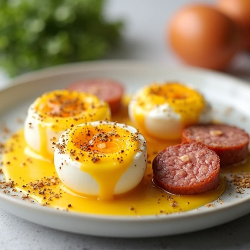 6-Minute Jammy Eggs with Everything Seasoning