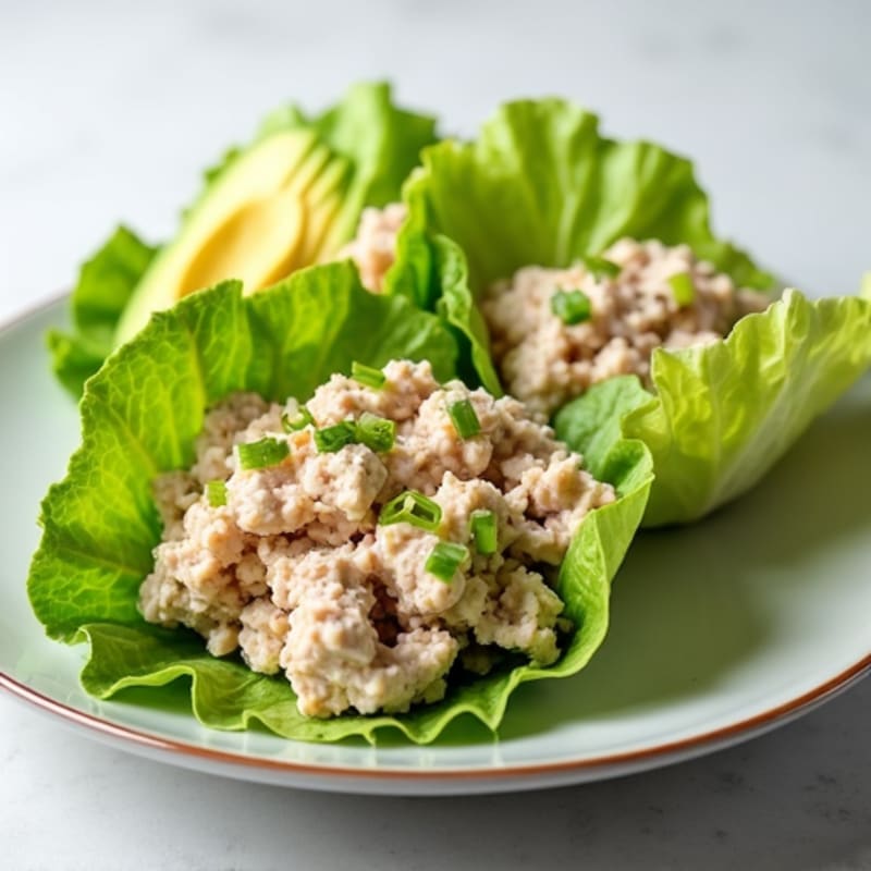 Tuna Salad Lettuce Wraps
