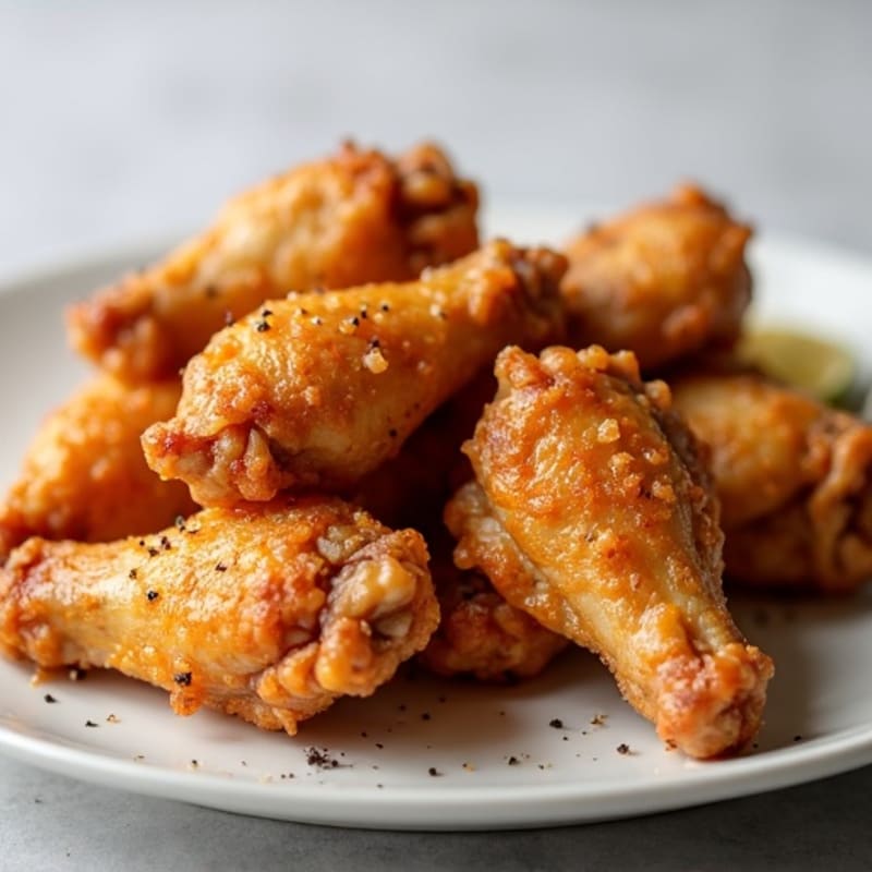 Crispy Baked Honey-Garlic Chicken Wings