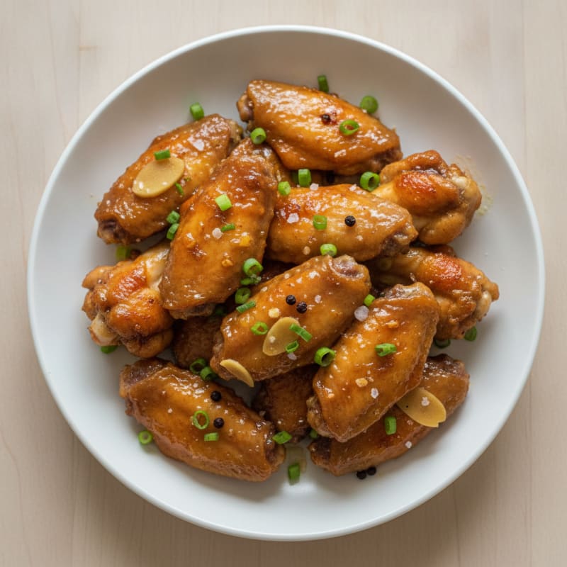 Honey-Garlic Glazed Chicken Wings
