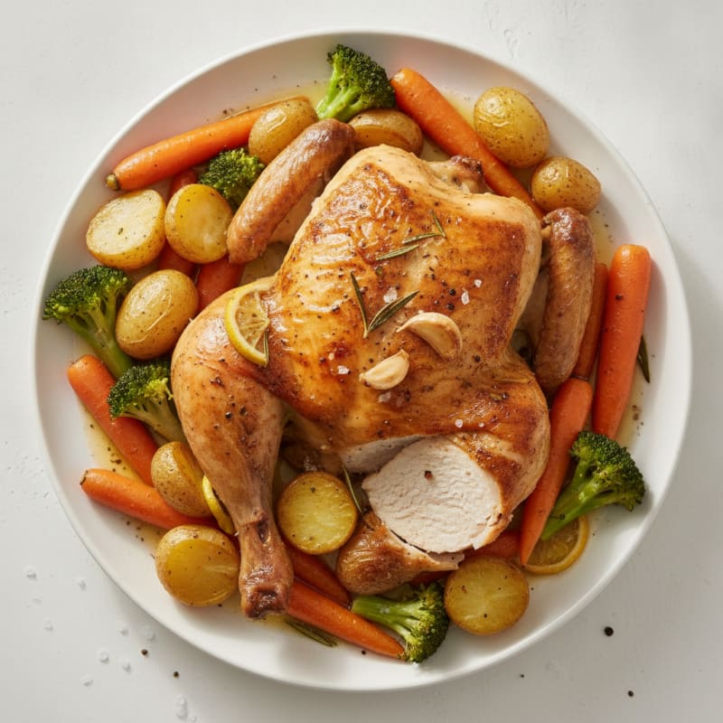 Garlic Herb Roasted Chicken