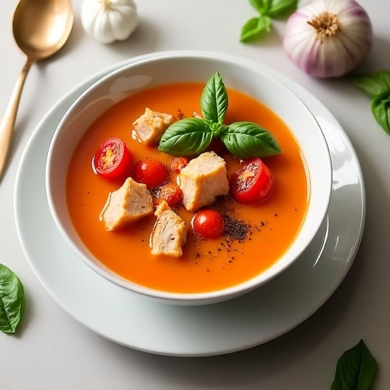 Creamy Roasted Tomato Basil Soup