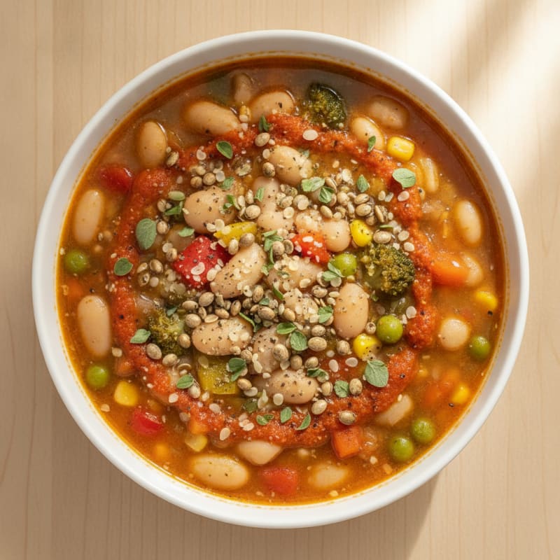 Hearty White Bean and Vegetable Soup