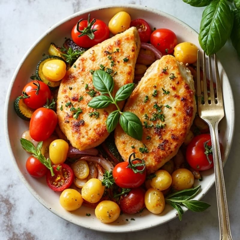 Sheet Pan Herb-Roasted Gnocchi and Crispy Vegetables