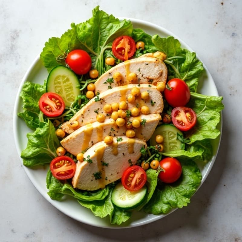 Fresh Mixed Greens with Zesty Lemon Vinaigrette