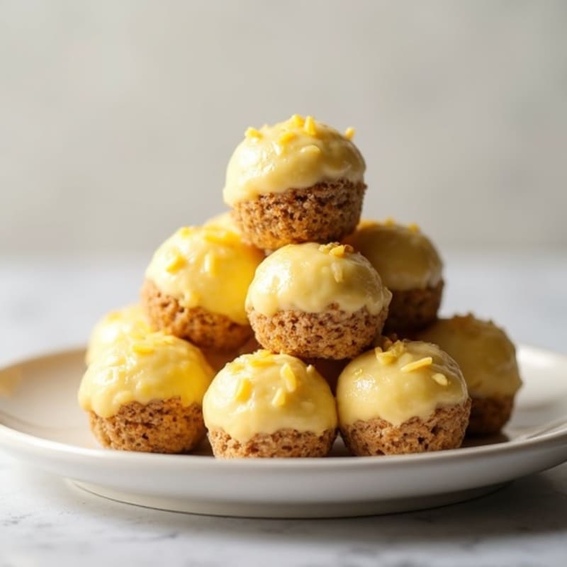 Creamy Vanilla Protein Cheesecake Bites