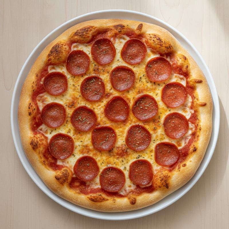 Classic Pepperoni Stuffed Crust Pizza