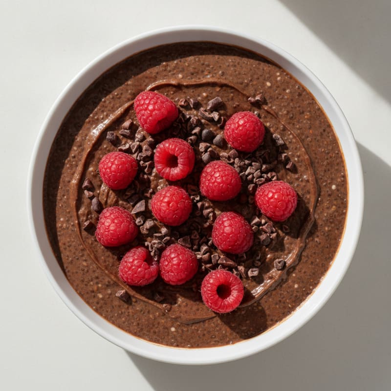 Chocolate Protein Chia Pudding