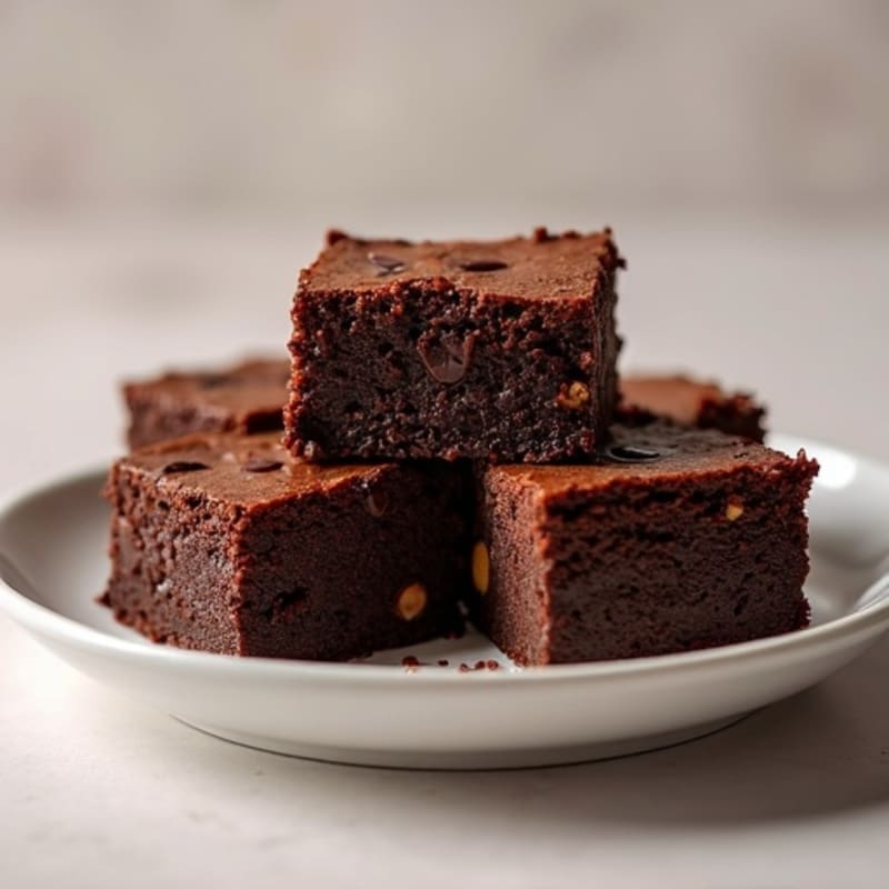 Flourless Dark Chocolate Sweet Potato Brownies