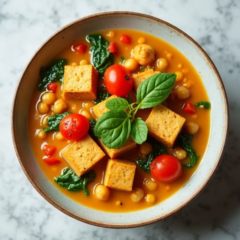 Hearty Chickpea Coconut Curry Stew