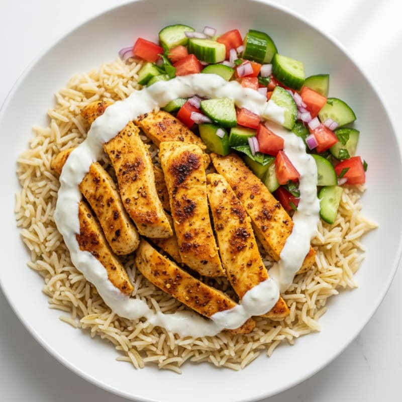 Chicken Shawarma Rice Bowl