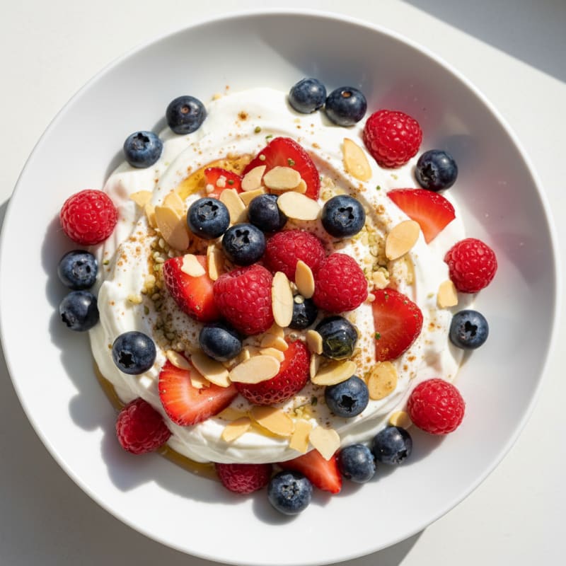 Creamy Greek Yogurt Berry Parfait