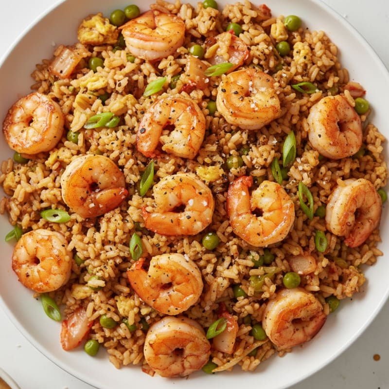 Shrimp and Kimchi Fried Rice