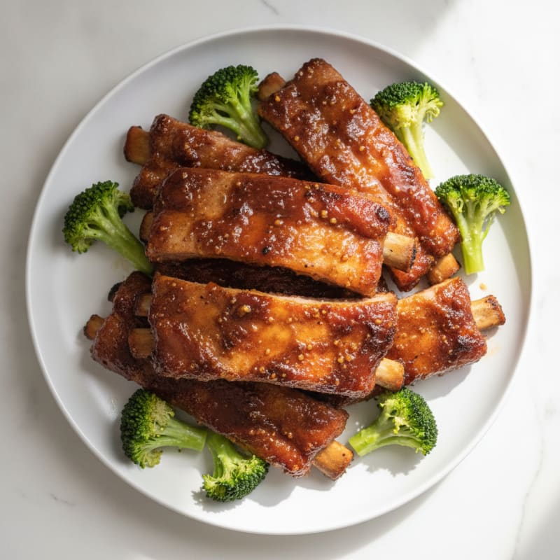 Sticky BBQ Baby Back Ribs