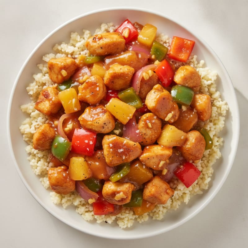 Sweet and Sour Chicken with Pineapple