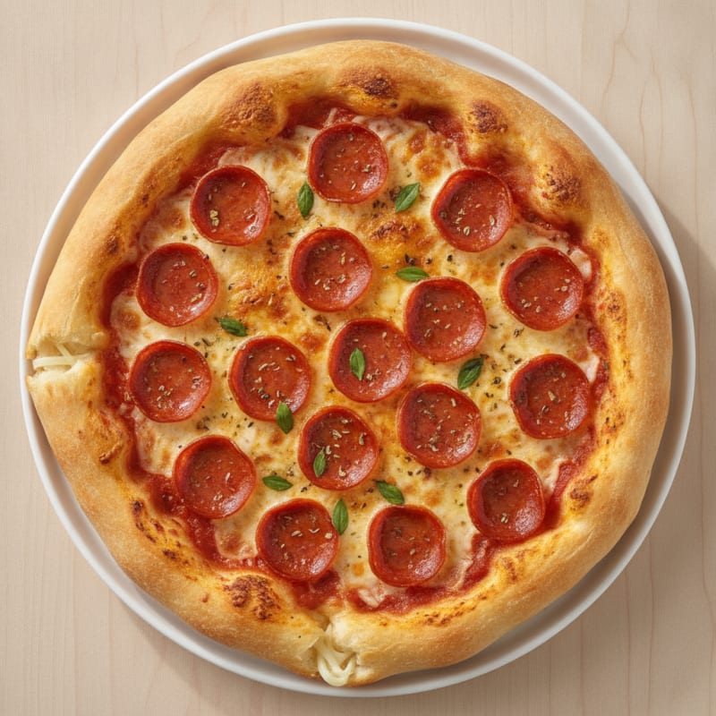 Stuffed Crust Pepperoni Pizza